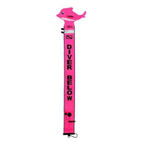 Scuba Diving SMB Surface Marker Buoy Inflatable Signal Safety Sausage Tube Two Sizes- 5/, ROSEO Dolphin 180cm