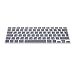 kwmobile Protector de Silicona para Teclado QWERTY (Ruso) - Compatible con Apple MacBook Air 13''/ Pro Retina 13''/ 15'' (de Mediados del 2016) en Gris