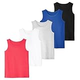 Garanimals Baby & Toddler Boy Solid Tank Tees - Kid's Sleeveless Tank Top - Size 18 Months - Black, Navy Blue...