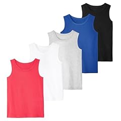 Solid (Black, Navy Blue, Light Grey, Bright Red, White)