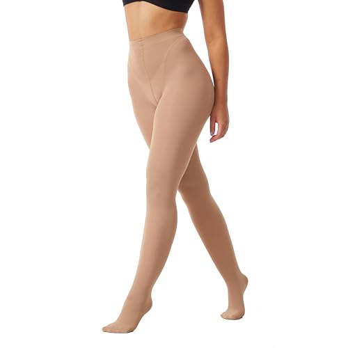 Image of Frola Semi Opaque Tights for Women 40 Denier Matte Solid Color Pantyhose Soft Stockings Nylons Under Dress