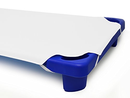 American Baby Company 1 Pack Cotton-Polyester Blend, Standard Size Daycare/Pre-School Cot Sheet, White, 23 X 51, For Boys And Girls #TOP3