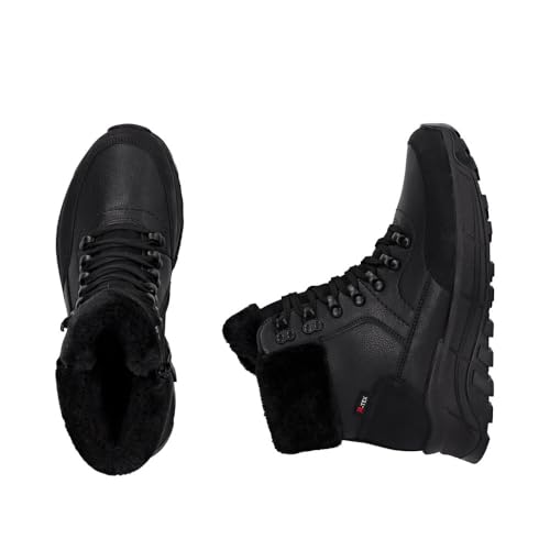 Rieker Damen Klassische Stiefeletten W0063, Frauen Stiefeletten, lose Einlage, wasserabweisend, riekerTEX,Kurzstiefel,schwarz (02)… – Ansicht 9