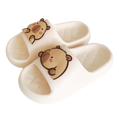 XIXITIAO Men's and Women's Capybara Slides Platform Slide Sandals Cloud Slippers Summer House Shoes Shower Shoes for Indoor Outdoor Plus Size