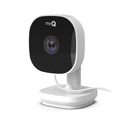 Chamberlain myQ Smart Indoor Security Camera – 1080p HD Video, Night Vision, Motion Detection, Wi-Fi, Two-Way Audio, Smartphone Control