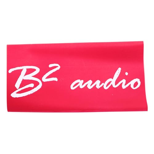 Termorretráctiles rojos de calibre 0 marca B2 Audio para evitar cortos en cables 2