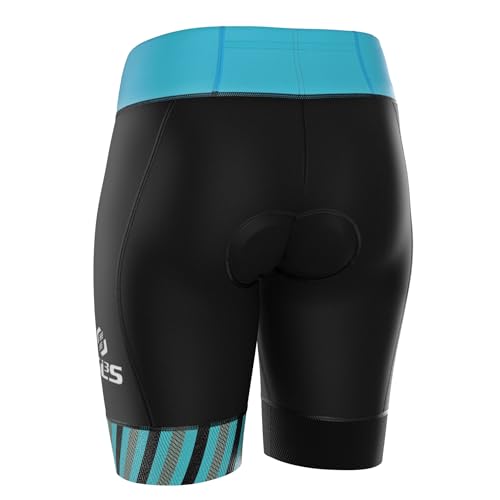 SLS3 Triathlon Shorts Women - Super Comfy 6" Tri Shorts Women Triathalon Shorts - Slim Athletic Fit Womens Tri Shorts FRT2