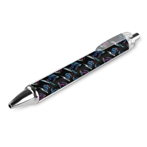 Bozfoxa Black 0.5mm Ballpoint Pen for Journaling and Office