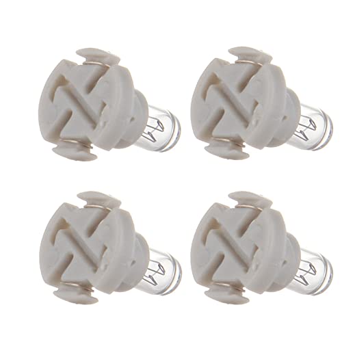 Cciyu T4/T4.2 Neo Wedge Halogen A/C Bulb Instrumnet Panel Dash Light,4Pack #TOP2