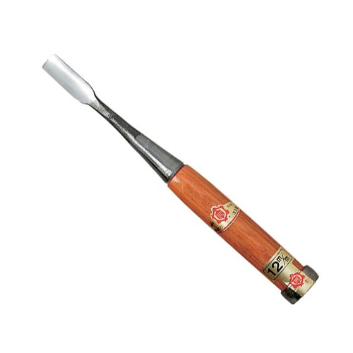 未使用　道刃物　木彫りのみ　三角18mm アウトレット木彫のみ 三角スクイ | 道刃物工業株式会社