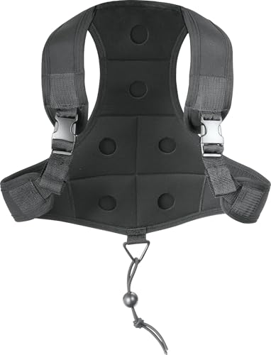 Cressi Sub S.p.A. Back Weight Baudrier Noir Uni, gilet de plomb pour lestage dorsal apnée