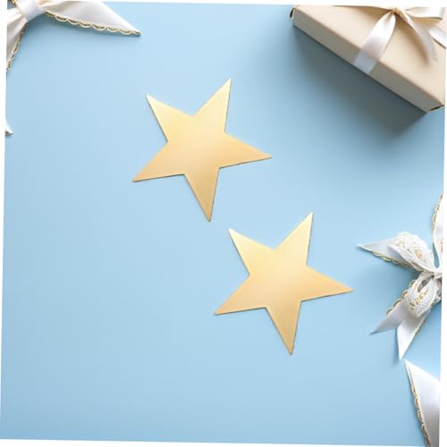 Recortes de estrellas grandes para manualidades de papel de cinco estrellas en pack de 60 8
