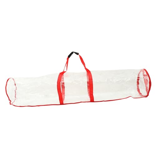 HOOTNEE Xmas Storage Organizer Bag Zippered Holiday Wrap Container for Decoration Paper Lightweight Wrap Storage for Closet Use