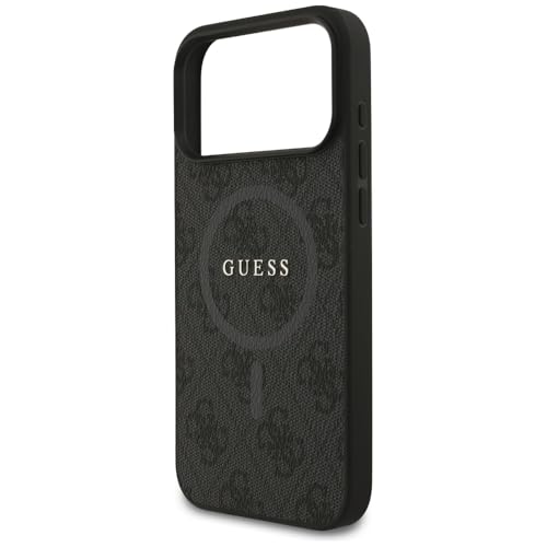 Coque iPhone 17 Pro Max Guess 4G Ring Noir compatible MagSafe de CG Mobile