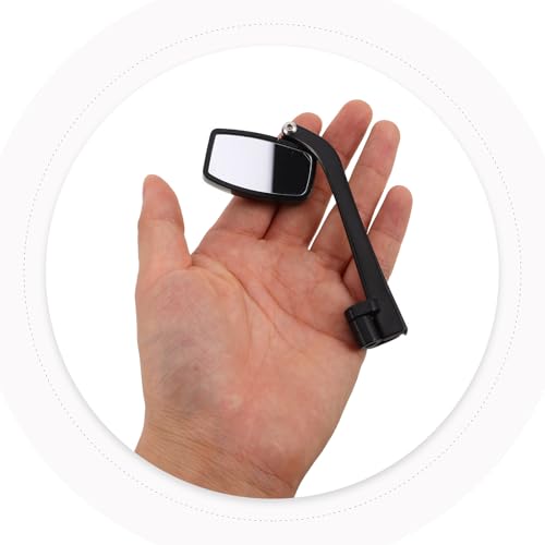 Espejo retrovisor para casco de bicicleta ajustable accesorio de ABS 4