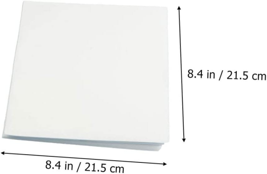 300pcs Bird Cage Liner Paper Absorbent Cushion Mats for Parrots Birds Thickened Pads Keeps Cage Clean Fresh