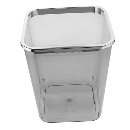 Caneca transparente grande para basura con material PP