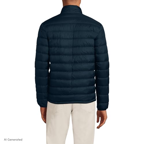 Image of Lands' End Men's Wanderweight Ultralight Packable Down Jacket