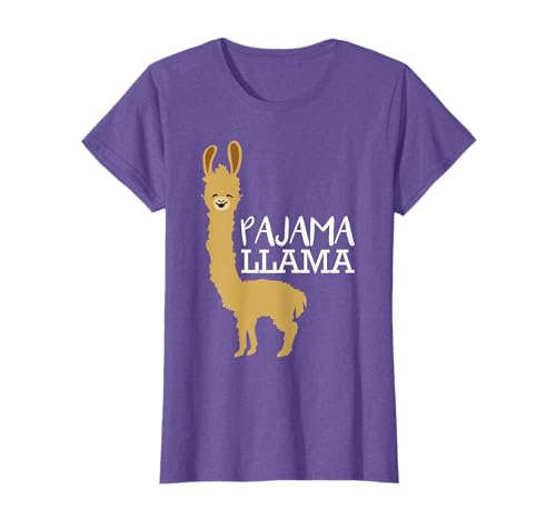 Fun and Cute Pyjamas Llama Bed Time Pyjamas Gift T-Shirt