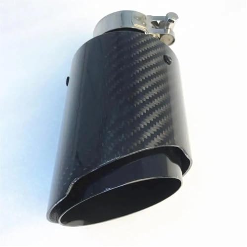 Tuyaux d'échappement voiture double sortie anti-corrosion embout silencieux 54-101mm
