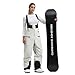 GSOU SNOW Womens Baggy Snowboard Pants Ski Bibs Snow Loose Overalls Waterproof Windproof Insulated Warm
