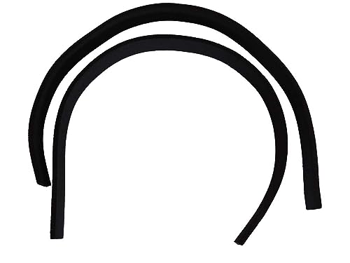 vhbw Parachoques compatible con iRobot Roomba 532, 530, 531, 510, 520, 534, 535, 540, serie 500 robot aspirador   2x bumper negro