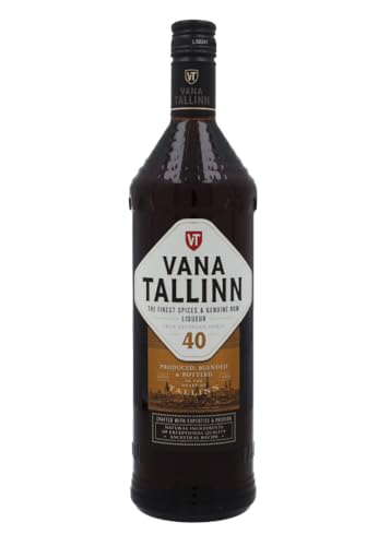 Vana Tallinn | Das Original aus Estland mit Jamaika Rum als Basis | 40% Rumlikör von der estnischen Brennerei Liviko | Orange, Zimt, Vanille, Muskat | 1000 ML Flasche