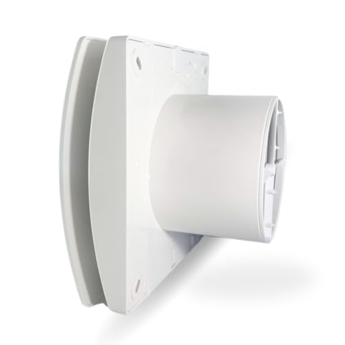 Brookvent Airstream XE+ 100 Bathroom Extractor Fan - 100mm/4, White - Image 2