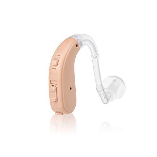 JINGHAO Digital Hearing Amplifier Aid Programable with 4 Channels Noise Cancelling Sound Amplifier to Aid and Assist Hearing