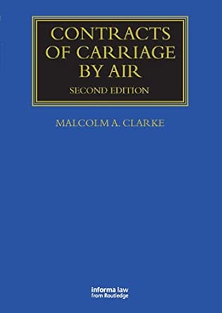 Contracts of Carriage by Air 2nd Edition-Wow! eBook
