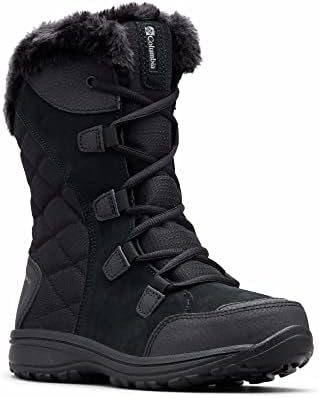 Columbia womens Ice Maiden II Snow Boot, Black, Columbia Grey, 8 US | Image 6