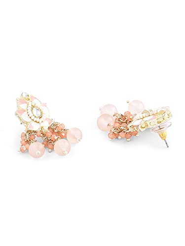 Meenakari Ethnic Cluster Beads Drop Earring, Gift for Her
