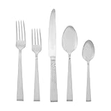 Mikasa 5154346 Kyler 20-Piece Stainless Steel Flatware Set, Service for 4
