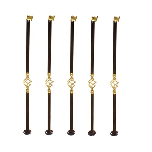 Balustre carré en métal blanc pour rampe d'escalier de 33,4 pouces