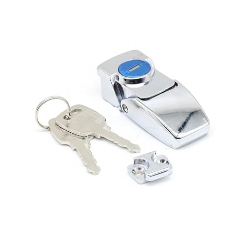 Serrure à boucle DK604 compacte et discrète avec double clé pour coffret métallique - 7