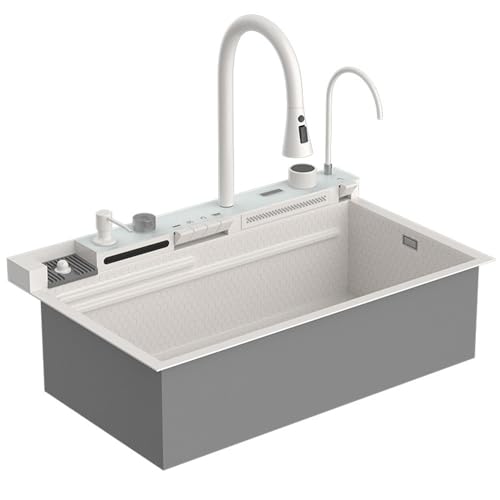 Évier double cascade en acier inoxydable 304 multifonction