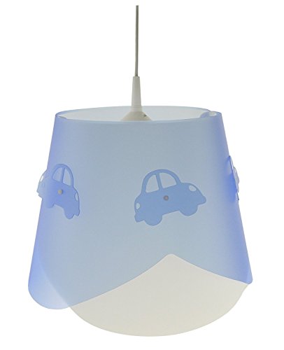 Niermann Standby Lámpara de techo, diseño Piet E27 (Edison Screw), Azul claro