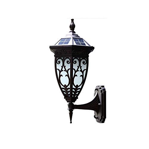 Lumière murale E27 Edison solaire et étanche pour le balcon