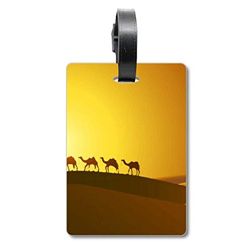 Étiquette pour valise camel Sunset Silk Road pour vos longs voyages