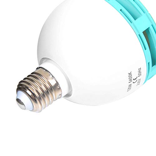 Runshuangyu Energy Saving Compact Fluorescent Spiral Bulb, 2 x 125W 220V 5400K CFL Daylight E27 Socket Light Lamp for Photography Photo Video Studio Lighting