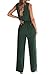 KIRUNDO Two Piece Outfits for Women Summer Sets 2026 Trendy Button Crop Vest Wide Leg Pantsuit Matching Set Spring Fashion Clothes(Dark Green, Large)