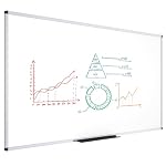 VIZ-PRO – VIZ-PRO Magnetisches Whiteboard 180x120 cm, Trocken Abwischb