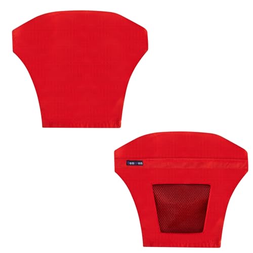 Tontron Sunscreen UV Protection Kayaking Pogies for Kayaking,Sea Kayak Canoe Touring Paddle,Paddling (Red with Air Vent)