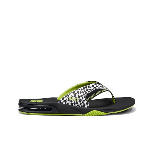 Reef Fanning Herren Flip Flops Swell Checkers gemusterte wasserfreundliche Sandalen, Swell Checkers, 42 2/3 EU