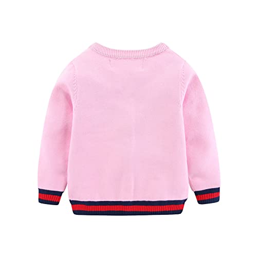 Image of Mud Kingdom Cute Little Girls Ribbed Knit Cardigan Skirt Set School Style