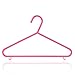 HANGERWORLD 18 Pink 11.4inch Kids Baby Infant Toddler Plastic Pant Bar Garment Clothes Coat Hangers