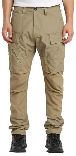 G-STAR Raw - Mens 3D Regular Tapered Cargo 3.0 5-Pocket Pants, Color Ensis Green, Size: 32W x 32L