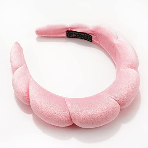 Ayesha Spa Headband For Women Sponge Headband For Washing Face Clouds Soft Hairband Skincare Makeup Headbands For Women Girls Shower Makeup Skincare (Pink) #TOP4
