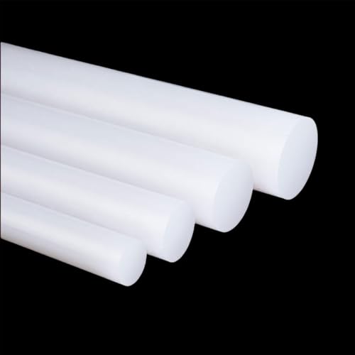 COYOUCO Nylon Rod, Plastic Round Rod 85/90/95Mm Diameter, 500Mm Length, White,90mm
