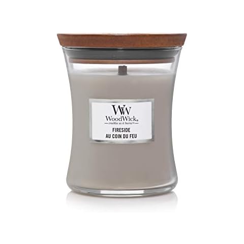 Woodwick Vela Aromática Fireside en Tarro Mediano Cover